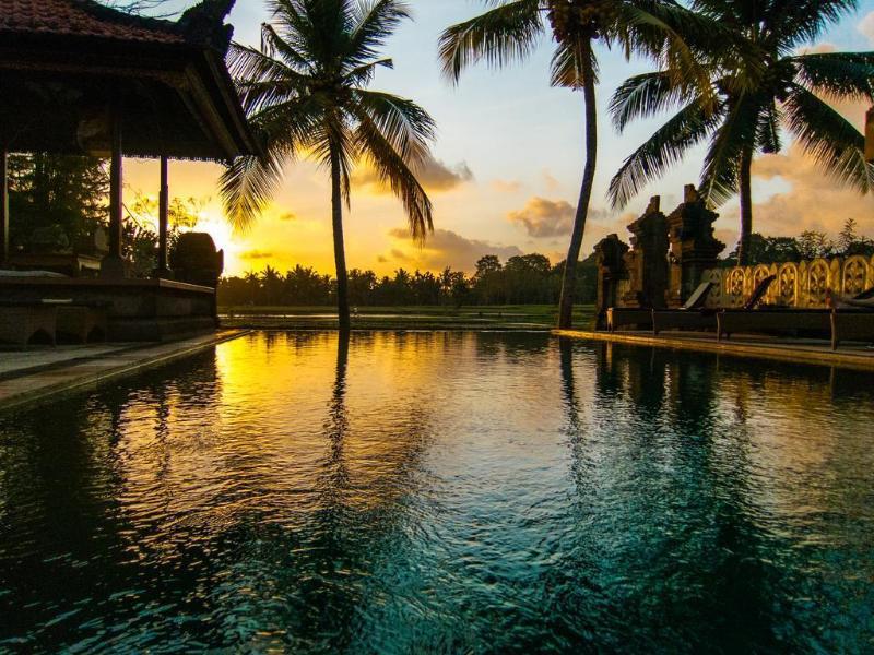 Green Field Hotel And Bungalow Ubud Exterior foto
